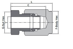 SS-DTC-DFF6 - FITOK Kappe 20D-Serie