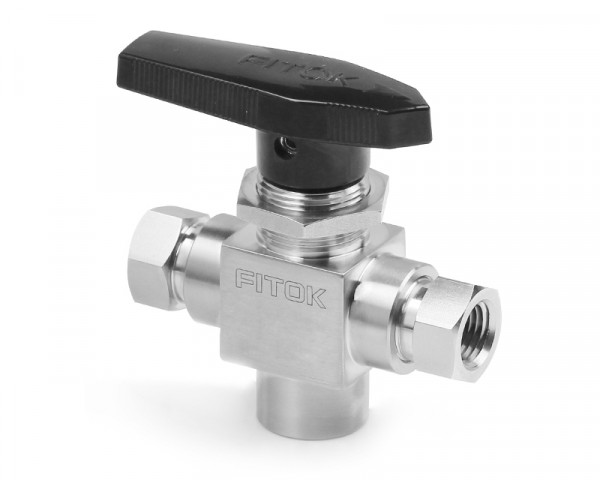BFSS-FNS6-P-3 - FITOK 3-Wege Kugelhahn BF Serie