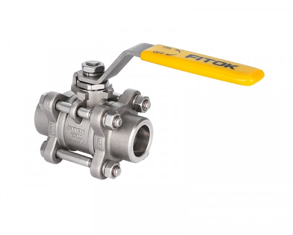 BGSS-TS12-15 - FITOK 2-Wege Kugelhahn BG Serie, 3 tlg.