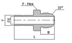 SS-AM-FT4-AN4 - FITOK Einschraubadapter mit AN
