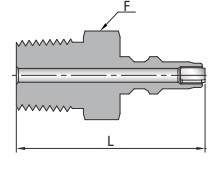 SS-QM-NS2-S - FITOK Schnellverschlusskupplung 1/8" Stecker