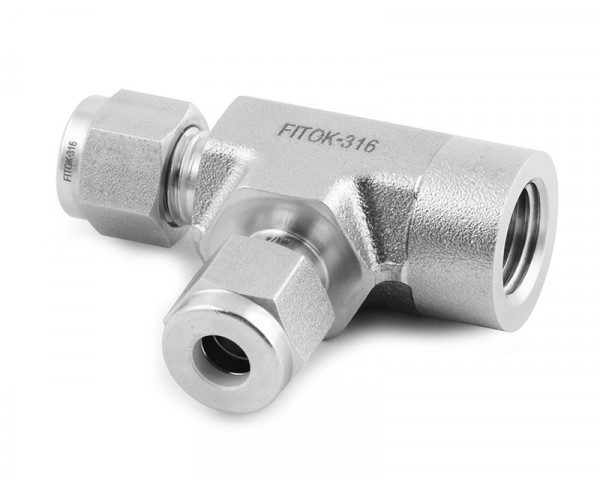 SS-TFT-FL4-NS4 - FITOK T-Reduzierverschraubung seitlich NPT