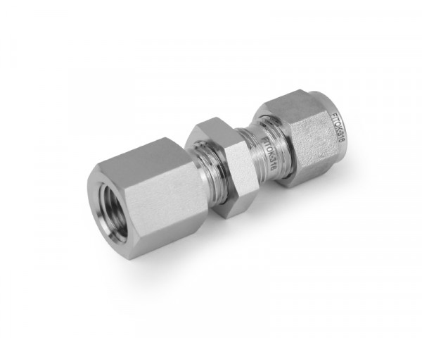 SS-BCF-FL12-NS12 - FITOK Schottaufschraub-Verschraubung NPT