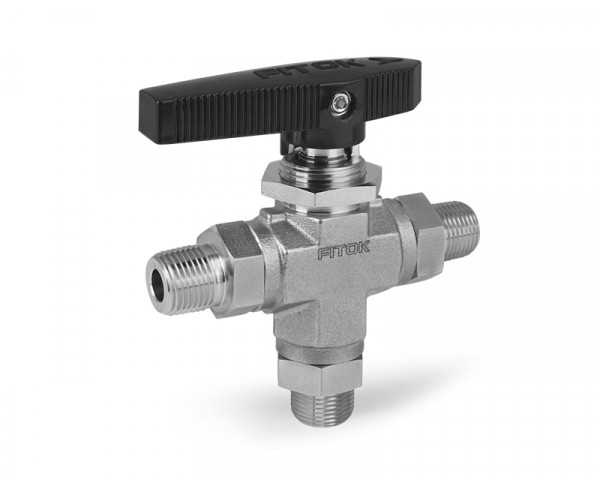 BVSS-NS4-K04-3 - FITOK 3-Wege Kugelhahn BV Serie