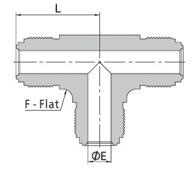SS-TTT-FR16 - FITOK Face Seal T-Stück FR Serie | FR Serie Metall ...