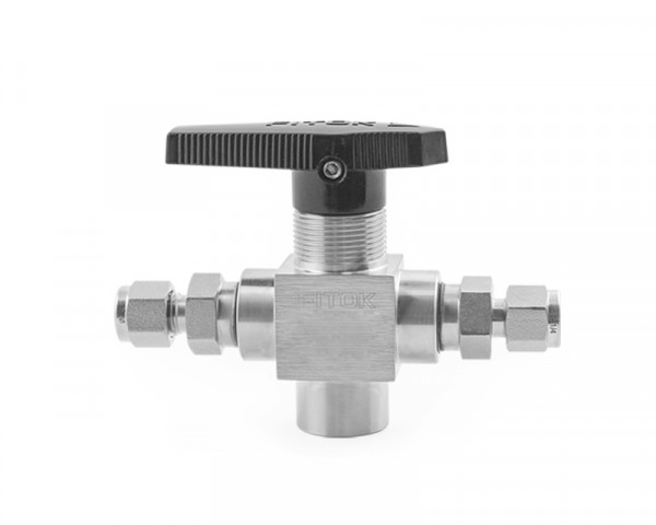 BFSS-FL6-K-3 - FITOK 3-Wege Kugelhahn BF Serie
