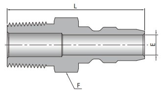 SS-QF4-NS2-S - FITOK Quick Connection 1/4" Stem