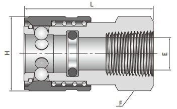 SS-QF8-FRT8-B - FITOK Quick Connection 1/2" Körper