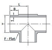 6LW-WT1-MTB6-F2 - FITOK BW T-Stück M Serie