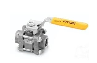 BHSS-PB8-13 - FITOK 2-Wege Kugelhahn BH Serie, 3 tlg.