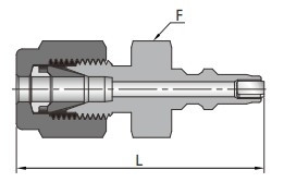 SS-QM-FL2-S - FITOK Schnellverschlusskupplung 1/8" Stecker
