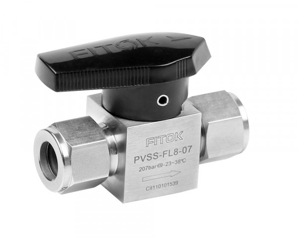 PVSS-ML12-07-F2 - FITOK 2-Wege Kükenhahn PV Serie