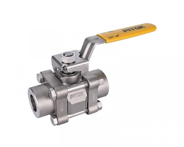 BHSS-TS20-P29 - FITOK 2-Wege Kugelhahn BH Serie, 3 tlg.