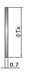 SS-GT-FR8-B-UP - FITOK Face Seal Blinddichtung FR Serie