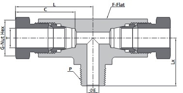SS-DT-DFF4-DFF4-NS4 - FITOK T-Verbinder 20D-Serie | T-Stücke | 20D ...