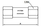 FISS-FRT4-S-100 - FITOK Inline Filter FI Serie