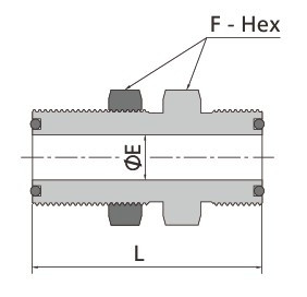 SS-BU-FO4 - FITOK Face Seal Schottverschraubung FO Serie